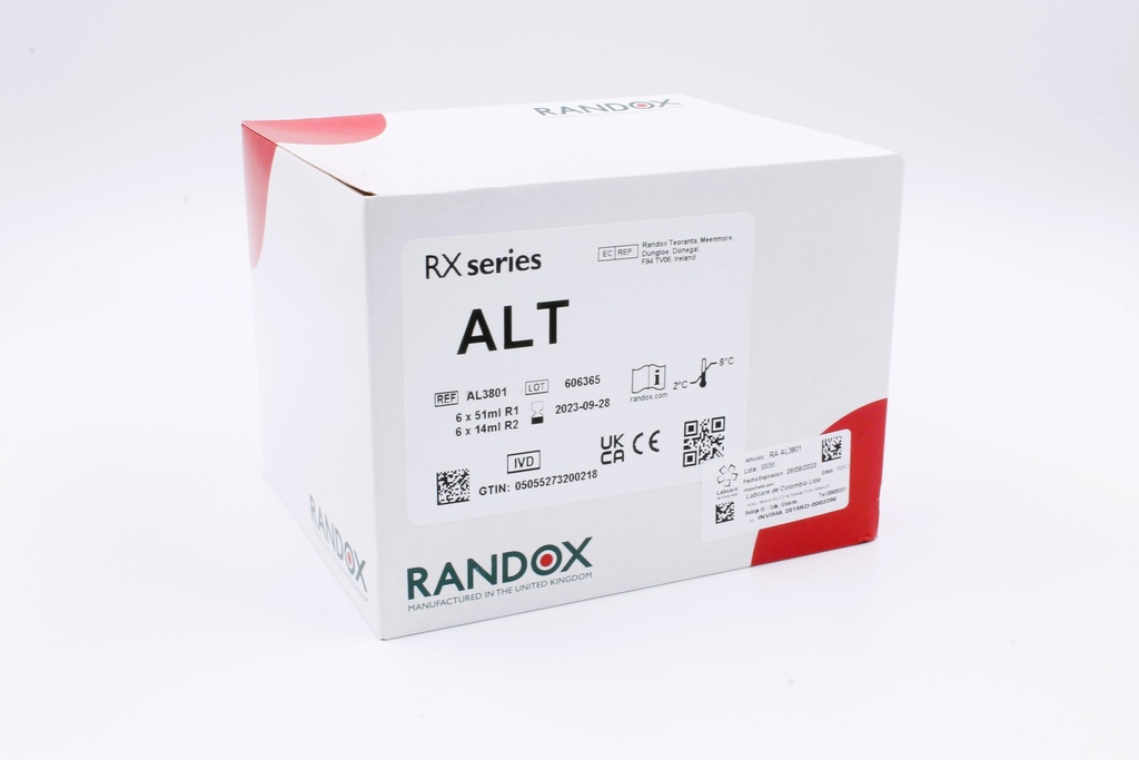 Reactivo para ALT Rx Imola IFCC. Randox (UK). | Labcare de Colombia S.A.S